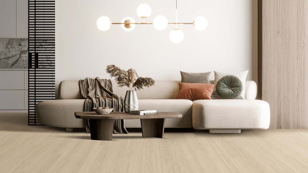 A decorative image for 'Flooring That Brings Balance'